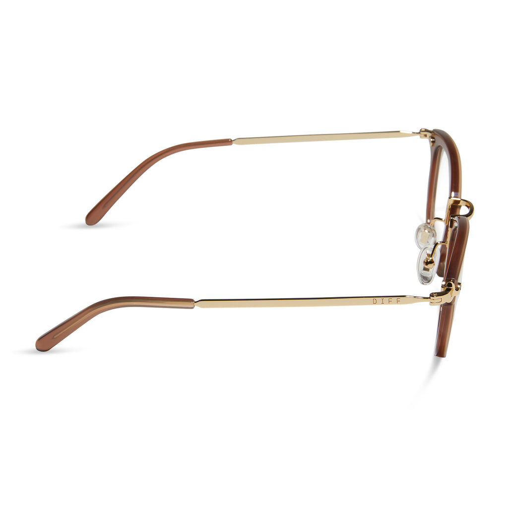 Rue Square Glasses | Macchiato | Diff Eyewear