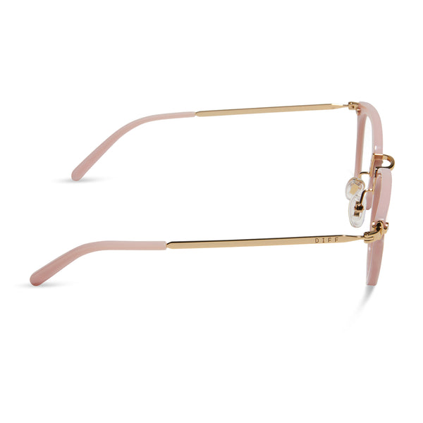 rue - pink velvet + prescription glasses 3