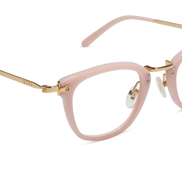 rue - pink velvet + prescription glasses 4