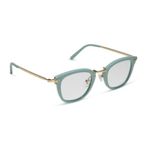 Rue Square Prescription Glasses | Steel Teal | Diff Eyewear