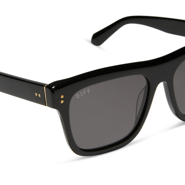 sammy - black + grey + polarized sunglasses 4
