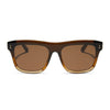 Color swatch for sammy - matte rich tortoise + brown + polarized sunglasses