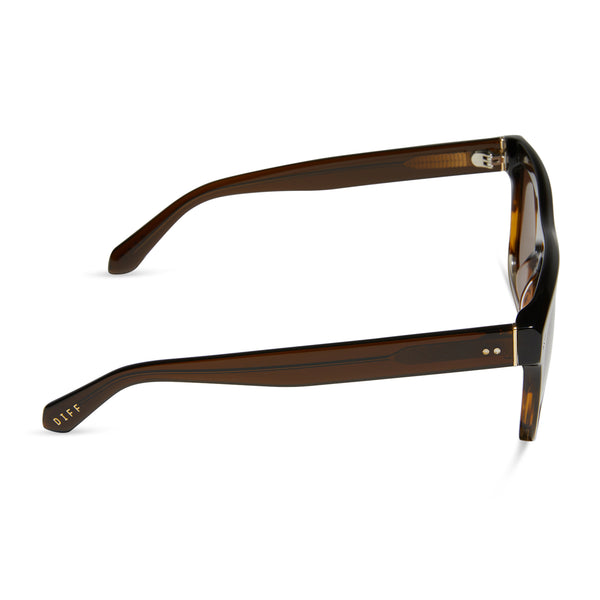 sammy - mocha + brown + polarized sunglasses 3