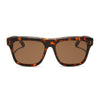 Color swatch for sammy - matte rich tortoise + brown + polarized sunglasses