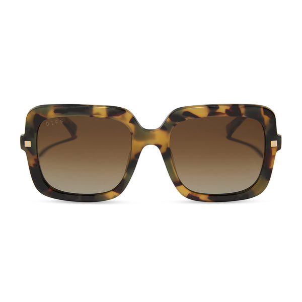 sandra - brown kombu + brown gradient + polarized sunglasses