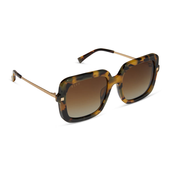 sandra - brown kombu + brown gradient + polarized sunglasses 2
