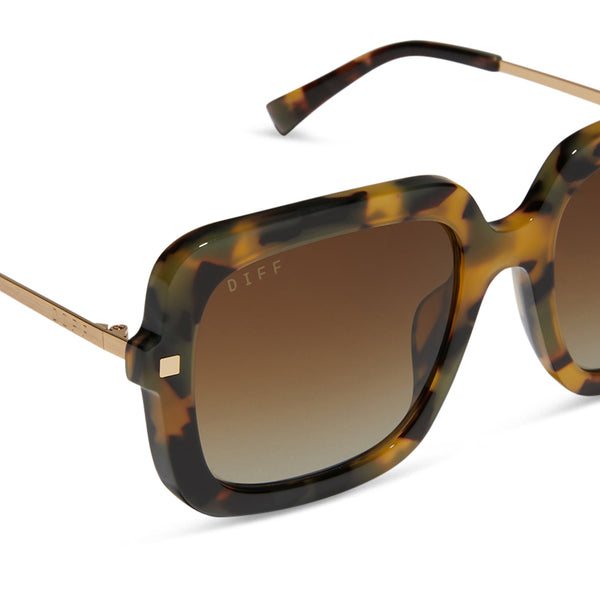 sandra - brown kombu + brown gradient + polarized sunglasses 4