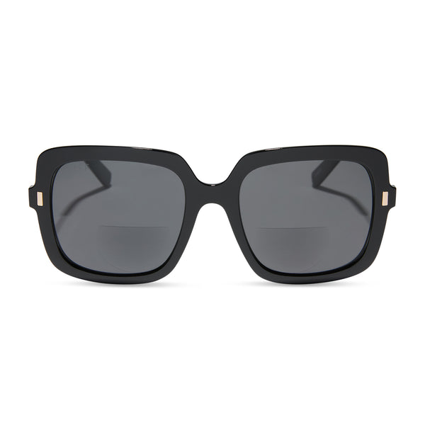 sandy - black + grey sunglass readers