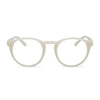 Color swatch for sawyer - meringue + prescription glasses
