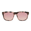 Color swatch for sicily - himalayan tortoise + taupe mirror sunglasses