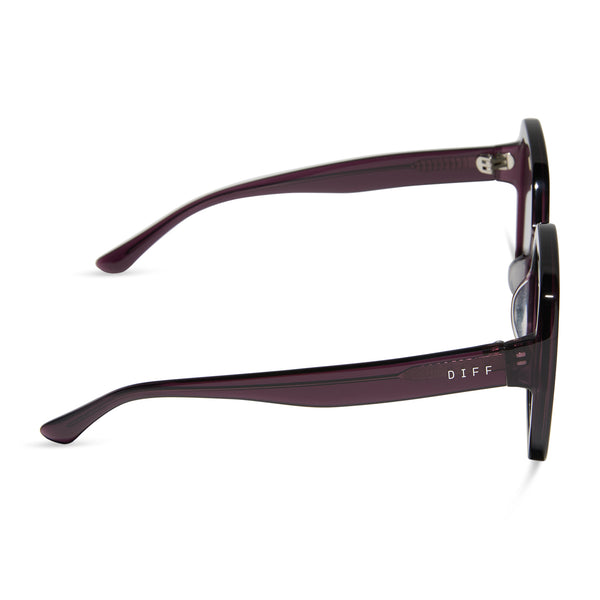 sloane - aubergine + grey sunglasses 3