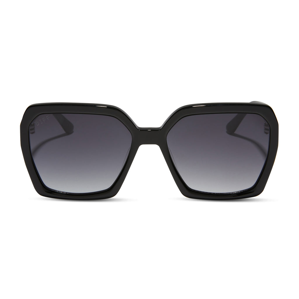 Sloane Square Sunglasses | Black & Grey Gradient | DIFF Eyewear
