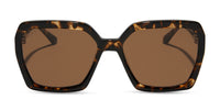swatch for SLOANE - ESPRESSO TORTOISE + BROWN SUNGLASSES