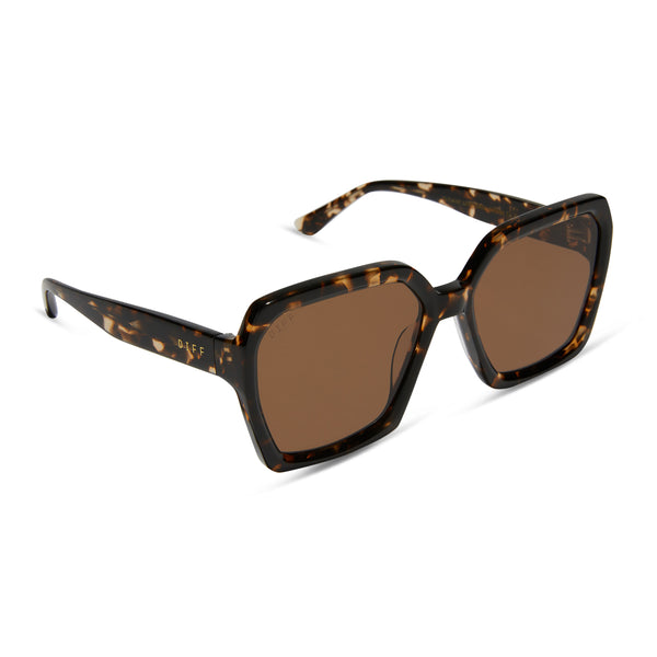 sloane - espresso tortoise + brown sunglasses 2