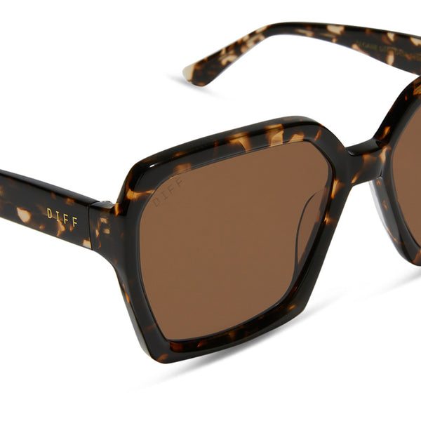 sloane - espresso tortoise + brown sunglasses 4