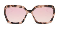 swatch for SLOANE - HIMALAYAN TORTOISE + TAUPE MIRROR SUNGLASSES