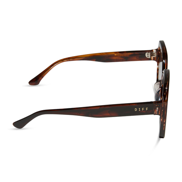 sloane - sequoia tortoise + brown gradient sunglasses 3