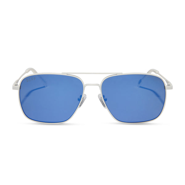 R2D2 Star Wars Glasses | Silver & Blue Mirror | DIFF Eyewear