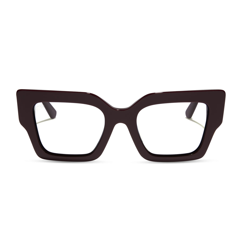 GENERAL LEIA™ - REGAL AUBERGINE CRYSTAL + GLASSES