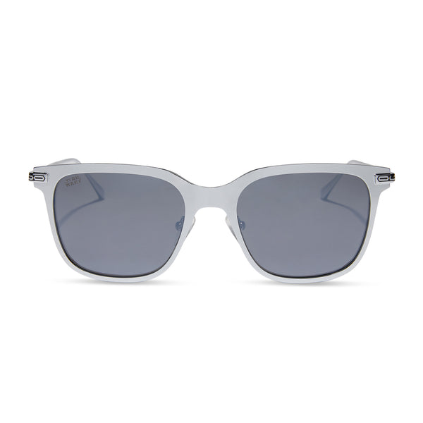 Star Wars Mando Sunglasses | Silver & Grey Silver Flash | DIFF Eyewear