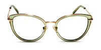 swatch for PRINCESS LEIA™ – ENDOR™ - TRANSLUCENT SAGE + GOLD + PRESCRIPTION GLASSES--sold out
