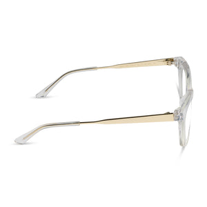 Sylvia Cateye Glasses | Crystal Clear | DIFF Eyewear