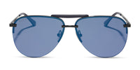 swatch for TAHOE - BLACK + MIDNIGHT MIRROR + POLARIZED SUNGLASSES