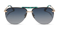 swatch for TAHOE - GOLD + GREY GRADIENT + POLARIZED SUNGLASSES