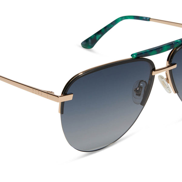 tahoe - gold + grey gradient + polarized sunglasses 4