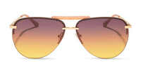 swatch for TAHOE - GOLD + INCA GRADIENT SUNGLASSES--sold out