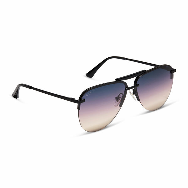 tahoe - matte black + twilight gradient sunglasses 2