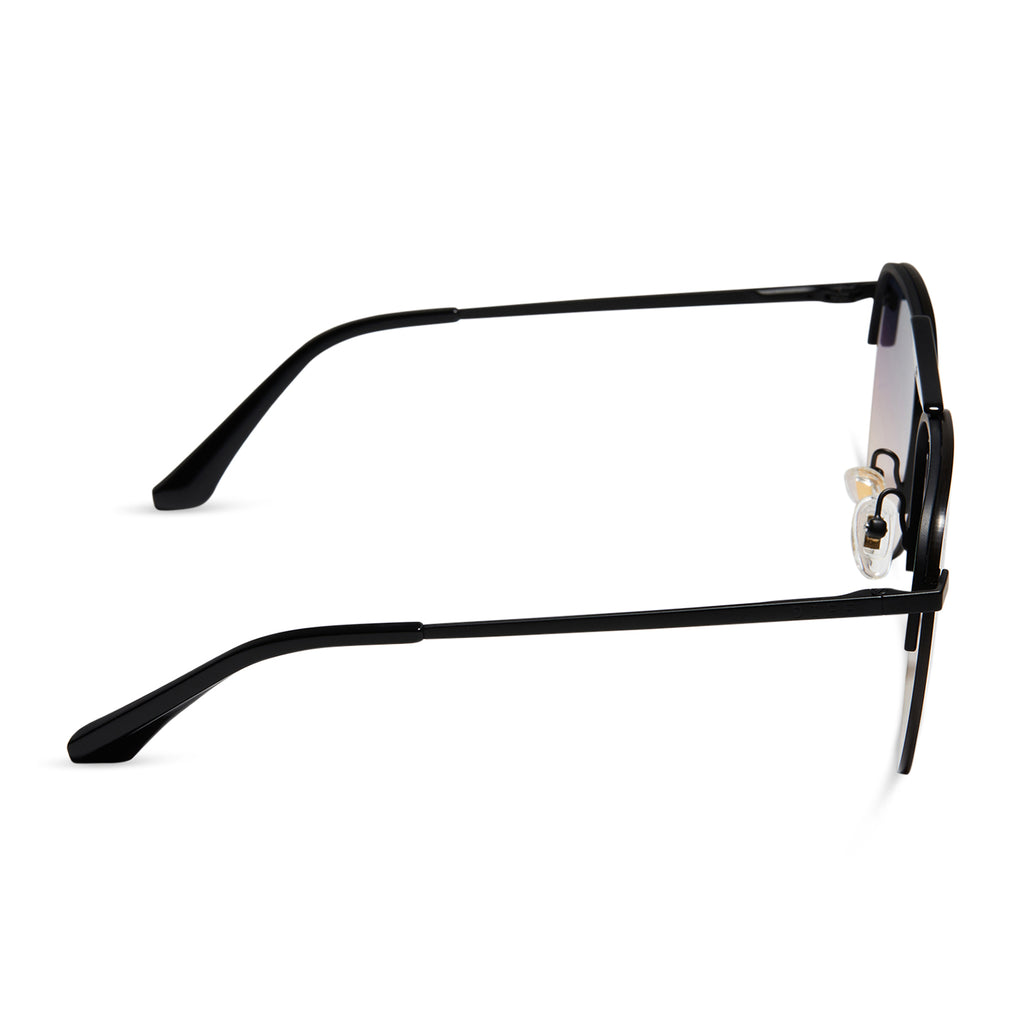 Tahoe Aviator Sunglasses | Matte Black & Twilight Gradient | DIFF Eyewear