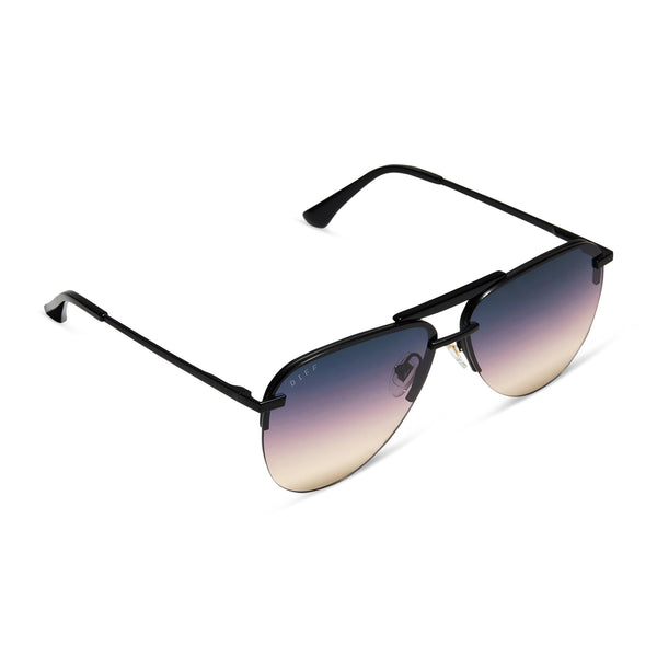 tahoe - matte black + twilight gradient sunglasses 3