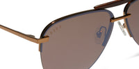 swatch for TAHOE - SEQUOIA TORTOISE + BROWN GOLD FLASH SUNGLASSES--sold out