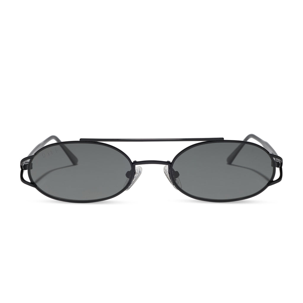 THE BROOKLYN - BLACK + GREY + POLARIZED + SUNGLASSES