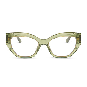 THE WHITE LOTUS - THAILAND + LIGHT GREEN CRYSTAL + PRESCRIPTION GLASSES