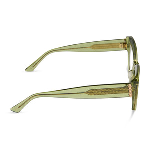 THE WHITE LOTUS - THAILAND + LIGHT GREEN CRYSTAL + PRESCRIPTION GLASSES