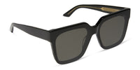 swatch for THEA - BLACK + GREY SUNGLASSES