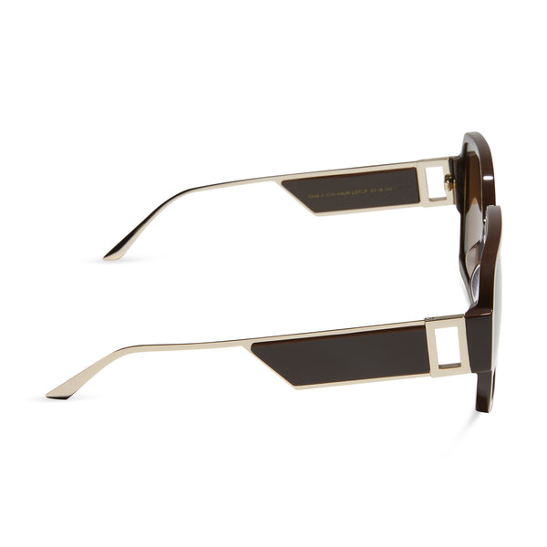 tina ii - truffle + truffle + polarized sunglasses 3