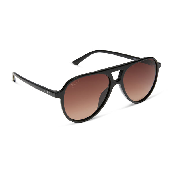 tosca ii - black + brown gradient sunglasses 2