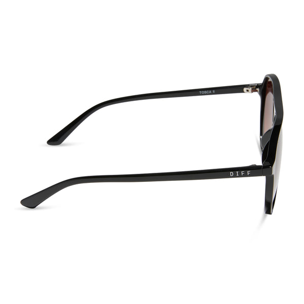 tosca ii - black + brown gradient sunglasses 3