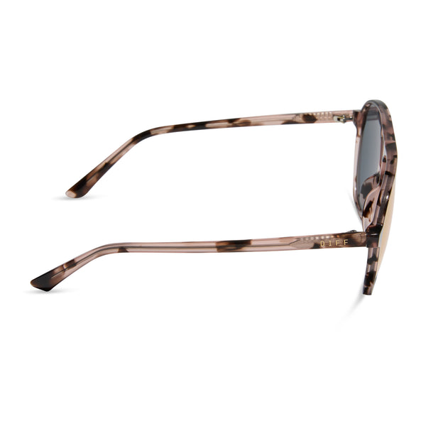 tosca ii - himalayan tortoise + taupe mirror sunglasses 3