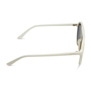 TOSCA II - MATTE WHITE + PINK RUSH MIRROR SUNGLASSES