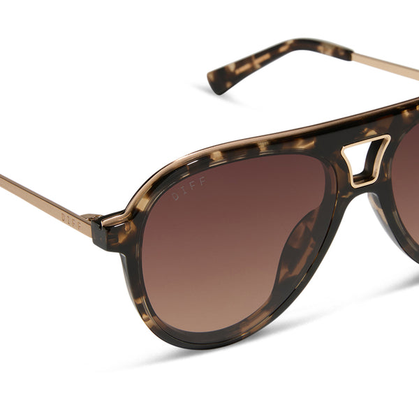 tosca iii - espresso tortoise + brown gradient + polarized sunglasses 4