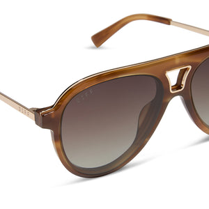 Tosca III Aviator Sunglasses | Tawny Tort & Brown Gradient  display picture 2