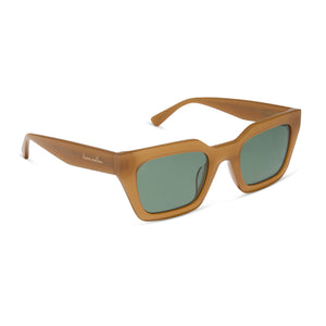 Travis Mathew Solana Cateye Sunglasses | Caramel & G15 | DIFF Eyewear