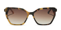 swatch for VERA - BROWN KOMBU + BROWN GRADIENT + POLARIZED SUNGLASSES