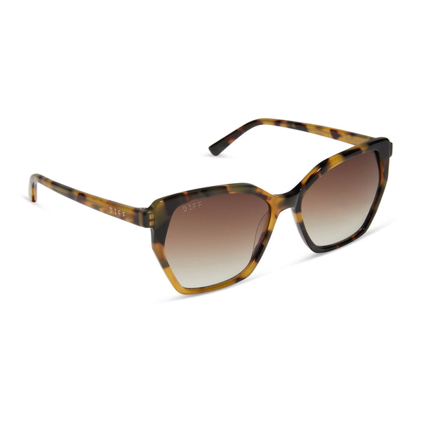 vera - brown kombu + brown gradient + polarized sunglasses 2