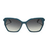 Color swatch for vera - cream tortoise + pink rush mirror sunglasses