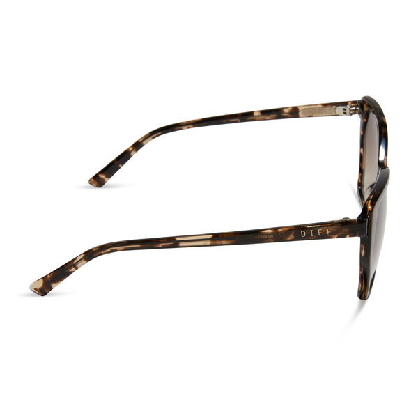 vera - espresso tortoise + brown gradient + polarized sunglasses 3